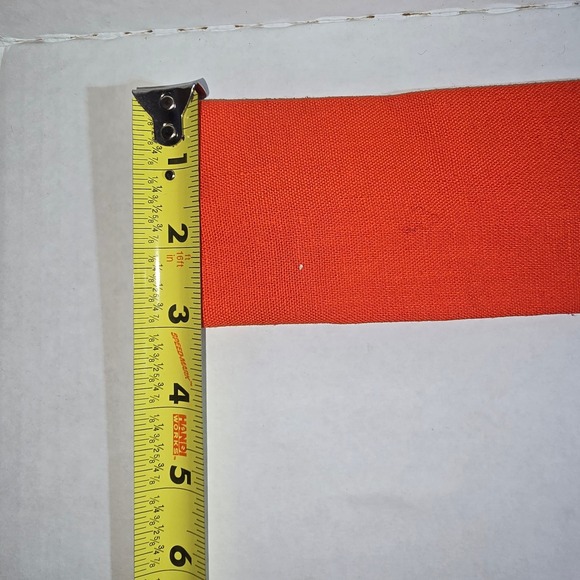 Vintage Field & Schlick St Paul Rooster Moygashel Irish Linen NeckTie Orange NEW - Picture 5 of 6